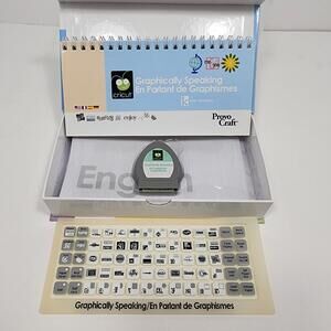 Cricut Cartridge 29-0590 Graphically Speaking Words Phrases Type Link Status Unk
